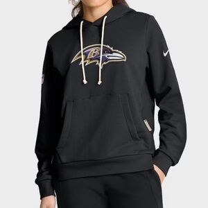 NWOT Baltimore Ravens Nike Black Sideline Hoodie (Size: Small)